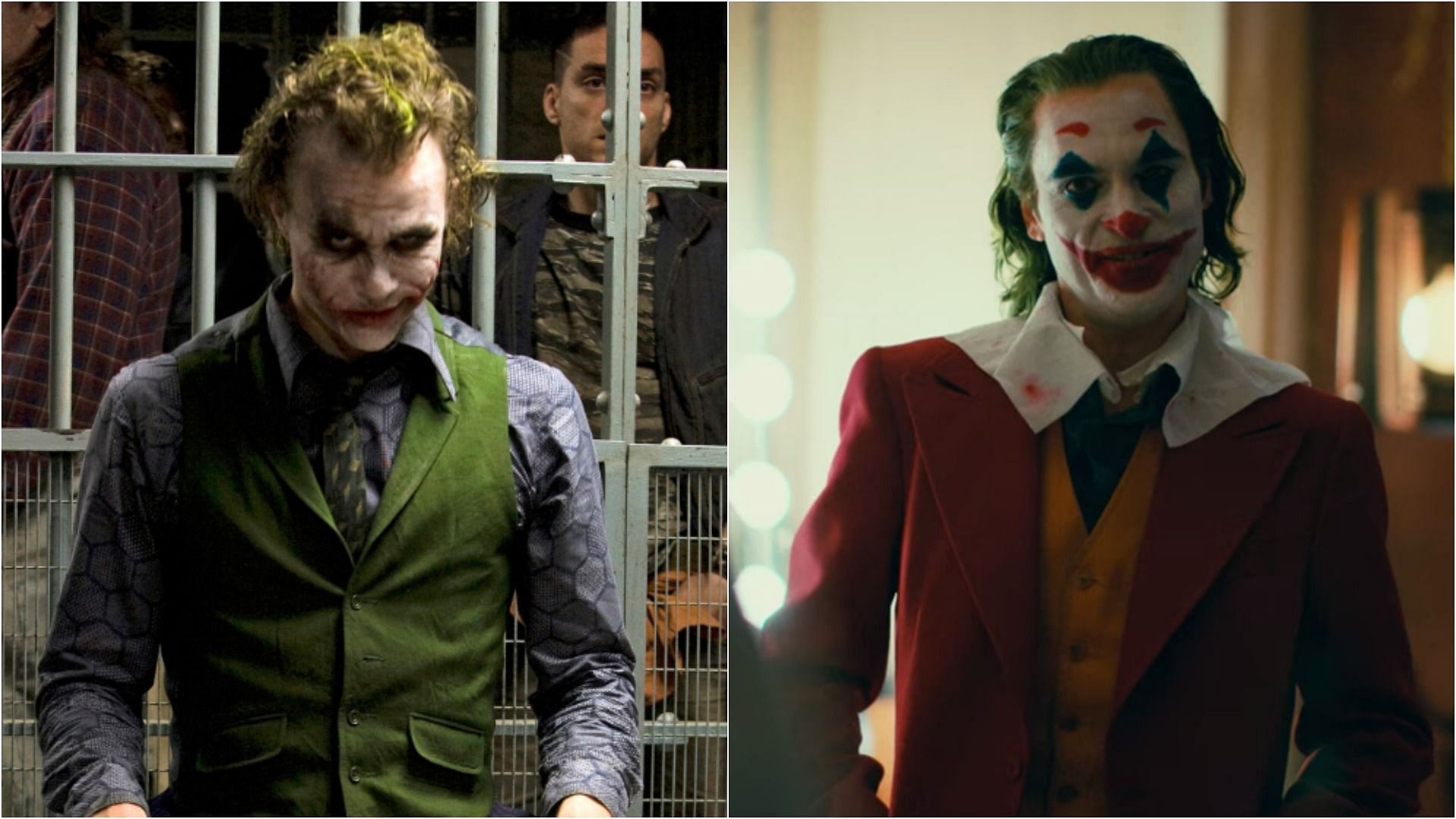 Ledger and Phoenix as their Jokers (Image via Warner Bros.)