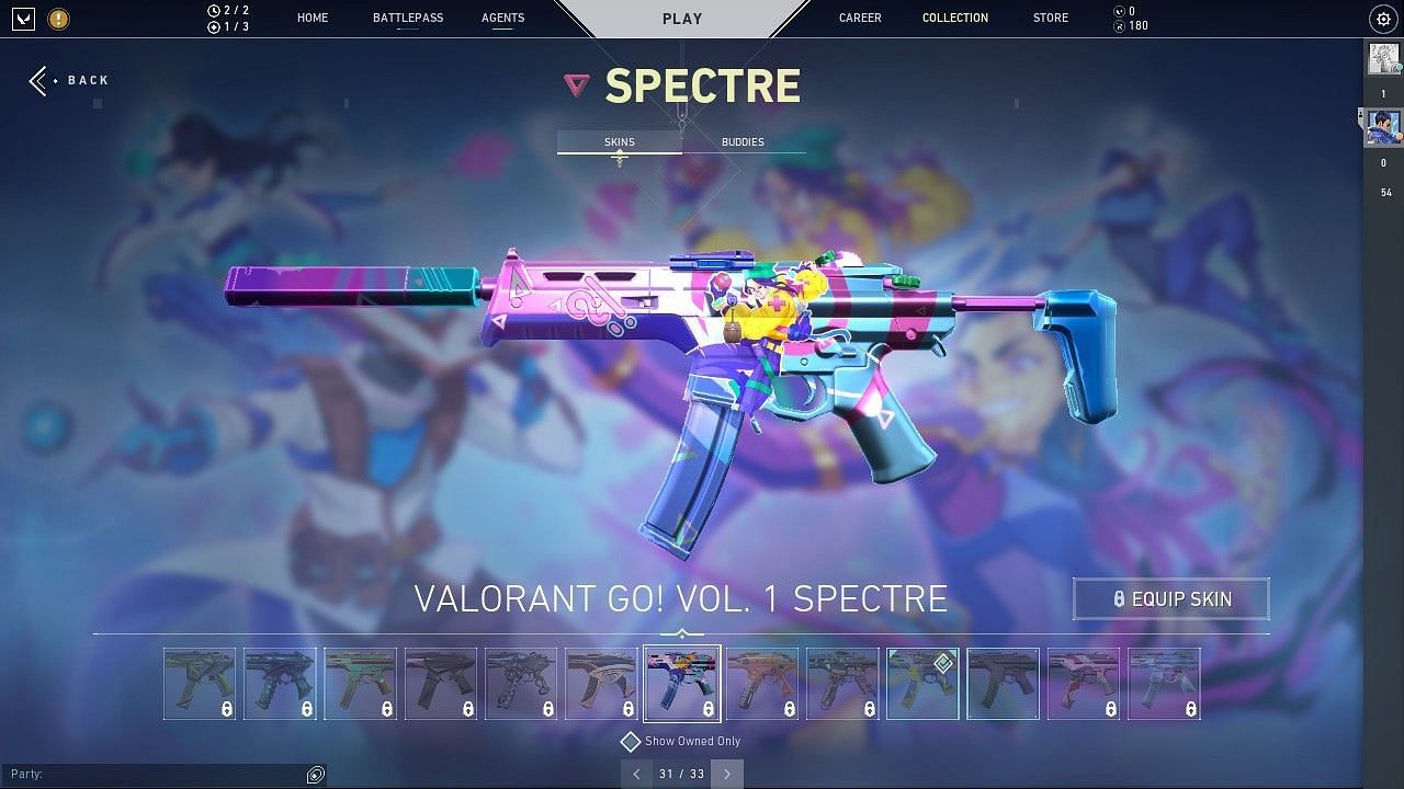 Valorant Go! Vol.1 Spectre (image via Sportskeeda)