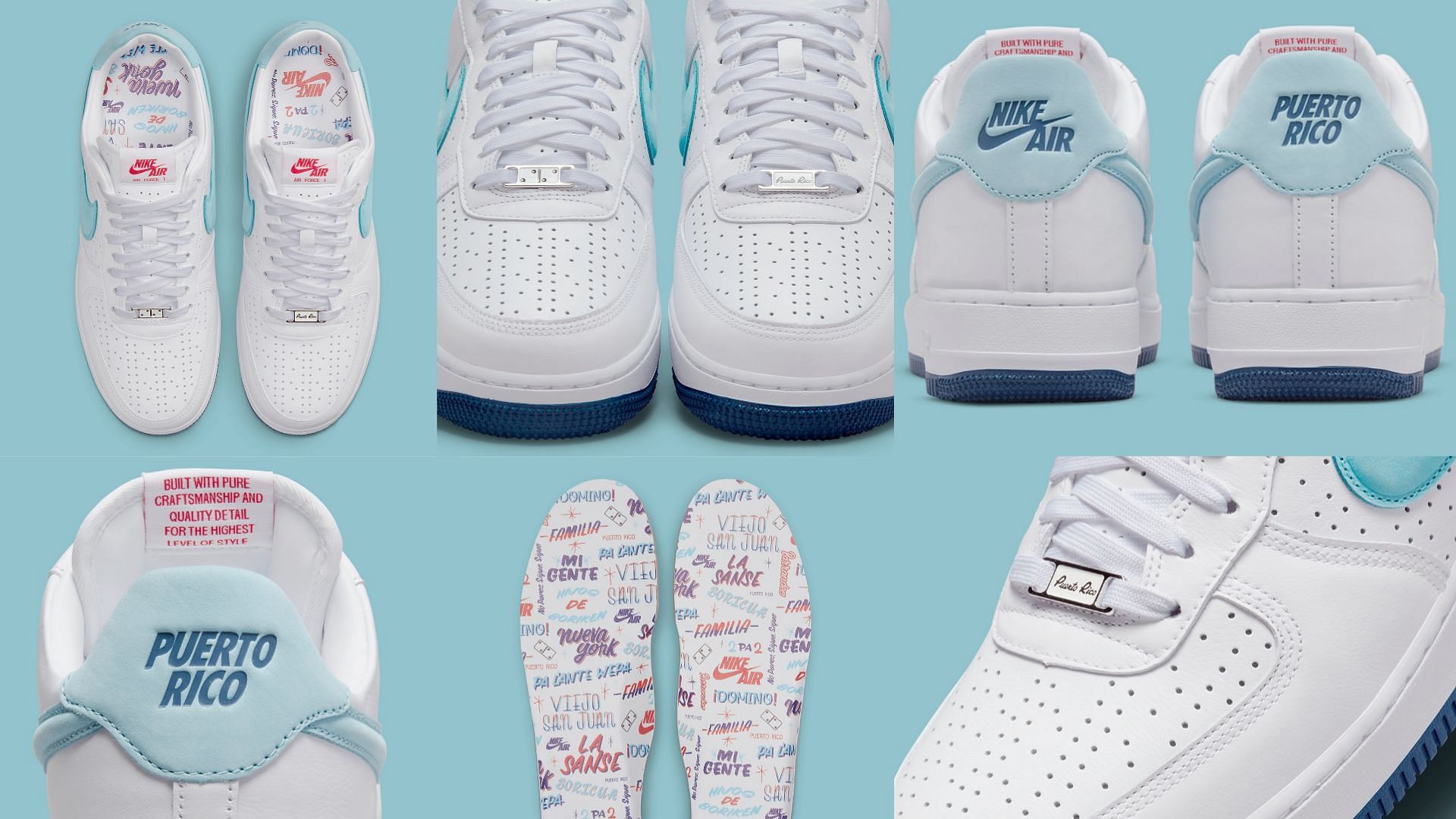 Upcoming Nike Air Force 1 Low Puerto Rico sneakers (Image via Sportskeeda)