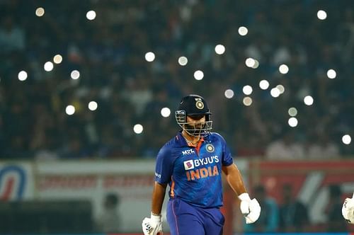 Rishabh Pant was dismissed cheaply in the third T20I against South Africa [P/C: BCCI]