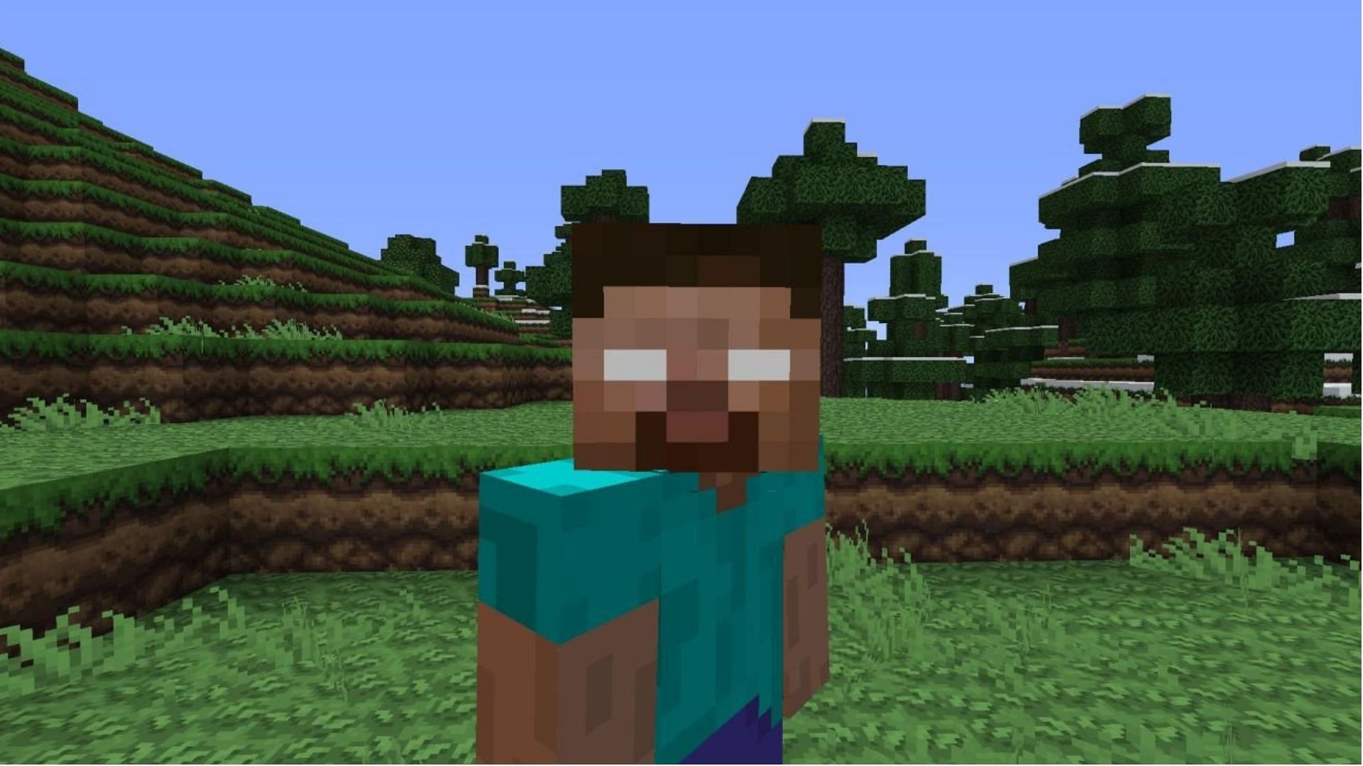Herobrine from Minecraft is one most popular urban myths in video games (Image via Mojang)