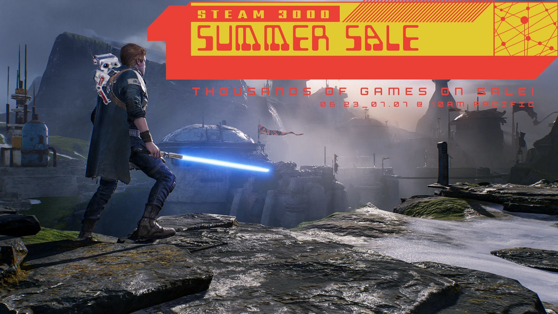 Jedi: Fallen Order is one of the best RPGs available on discount during the Steam Summer Sale (image via Respawn Entertainment)