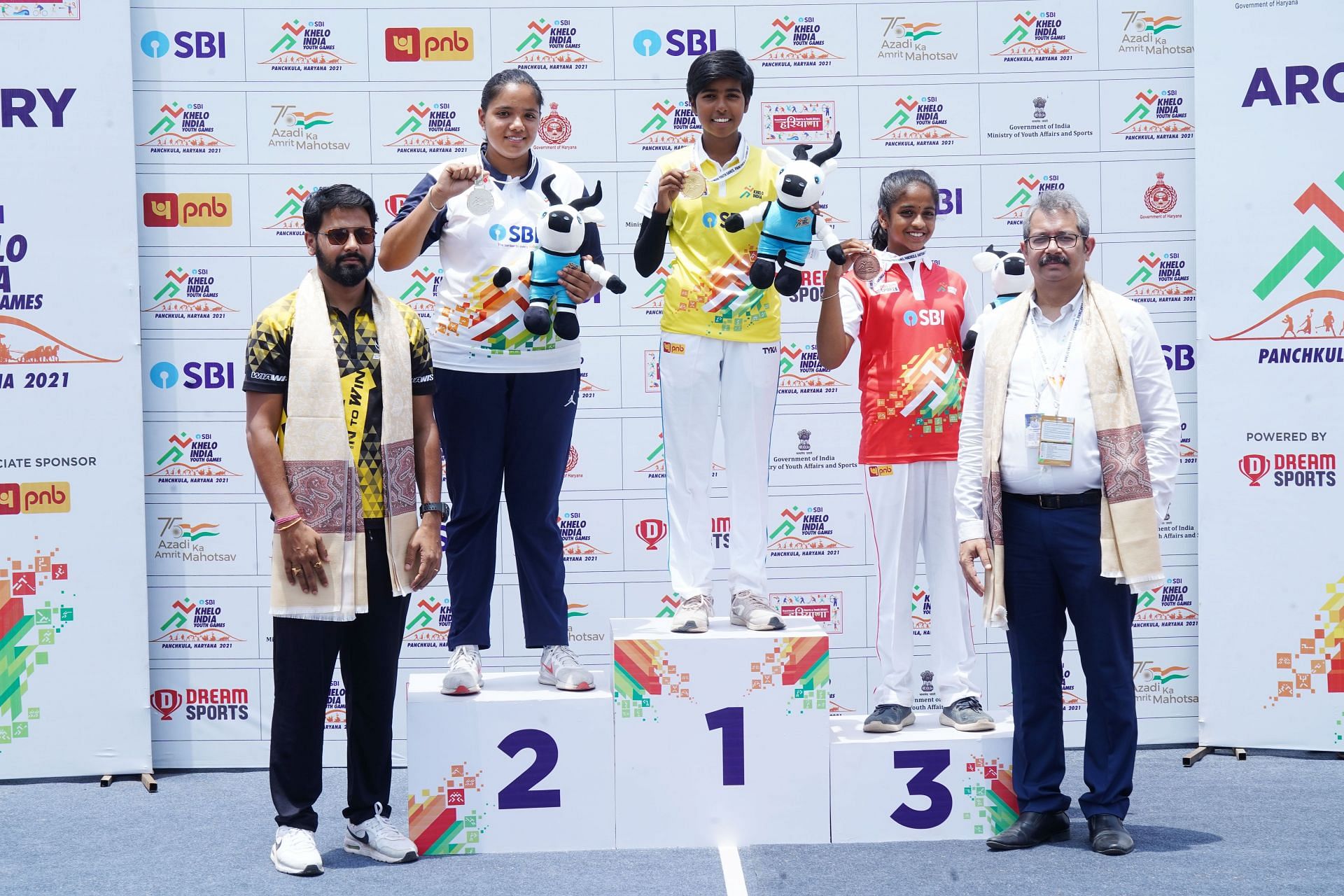 Surya Hamsini (bronze medal winner) at the Khelo India Youth Games. (PC: Khelo India)