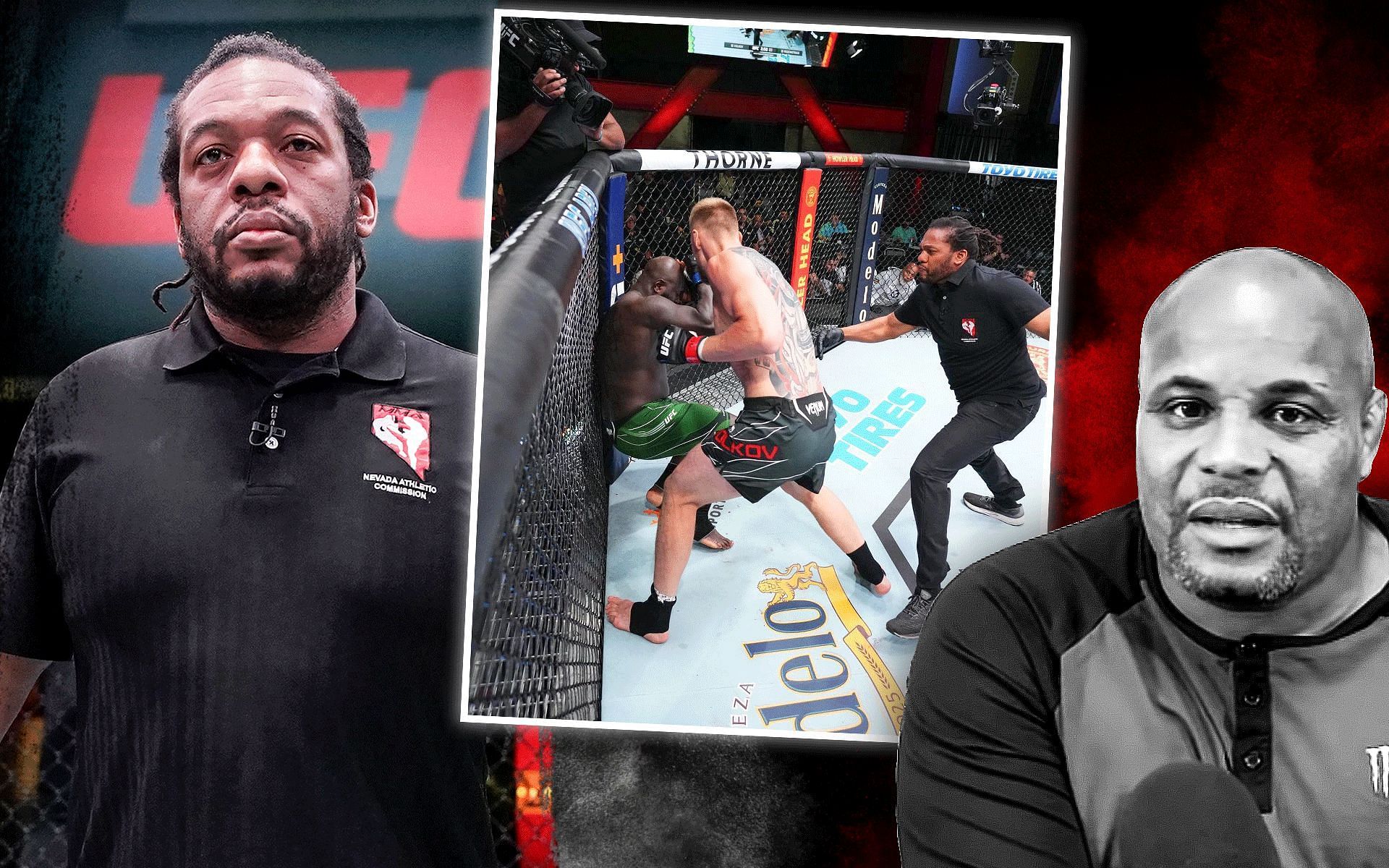 Daniel Cormier defends Herb Dean [Photo credit @ufc on Instagram &amp; YouTube.com]