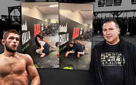 Video: Javier Mendez shares new AKA training clip of Khabib Nurmagomedov pretending to have difficulty submitting a student