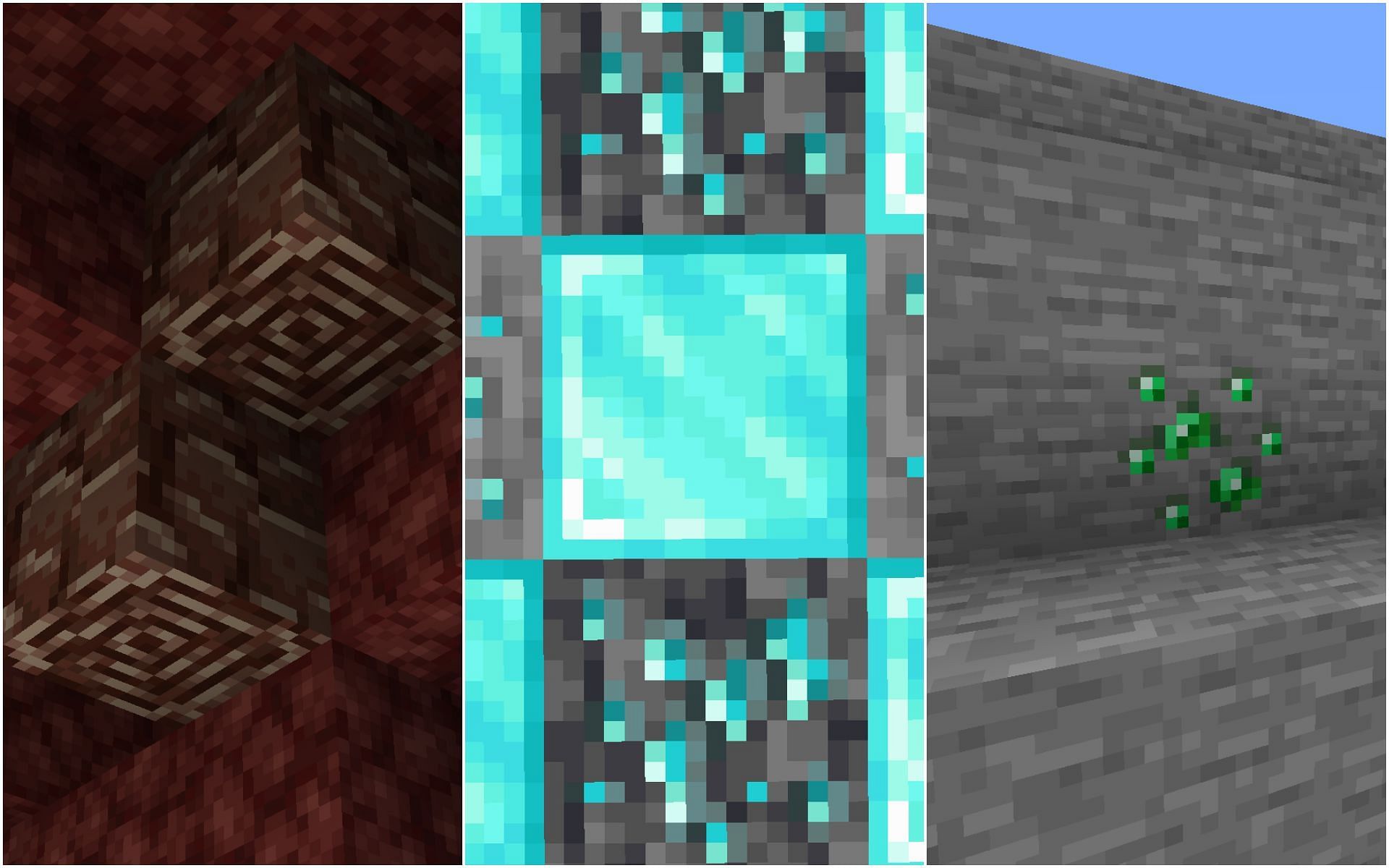 Some of the rare ores in Minecraft 1.19 (Image via Mojang)