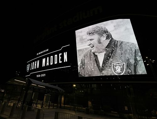 Las Vegas Raiders Honor Hall of Fame NFL Coach, Broadcaster John Madden