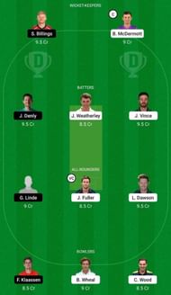 HAM vs KET Dream11 Fantasy Suggestion #1