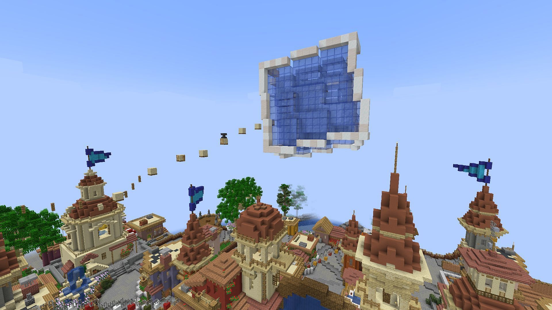 ManaCube is one of the oldest servers that offers the survival game mode (Image via Minecraft)