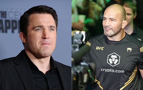 Chael Sonnen (left) and Glover Teixeira (right)