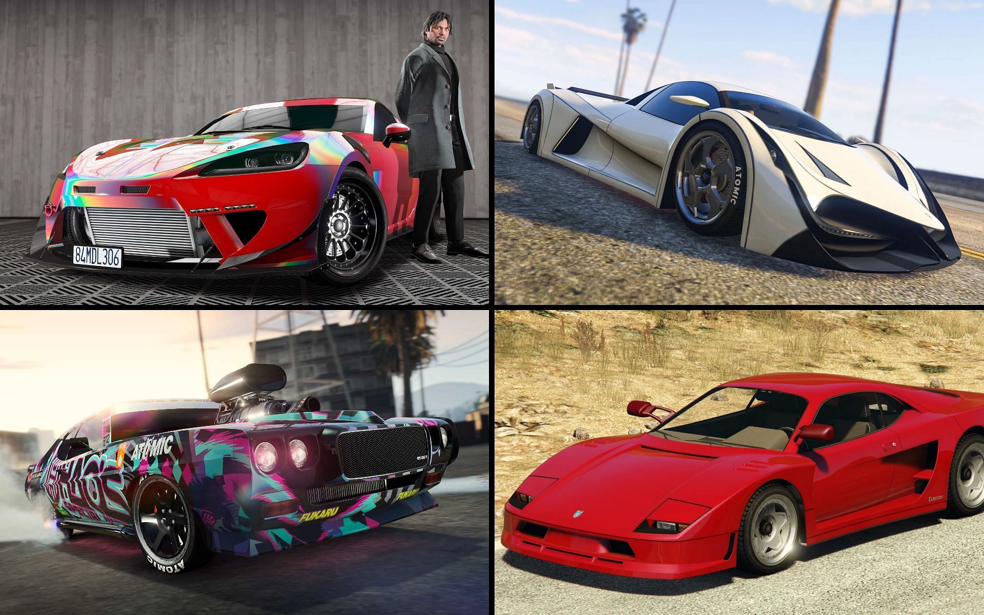 Ranking vehicle classes in GTA Online by their fastest car