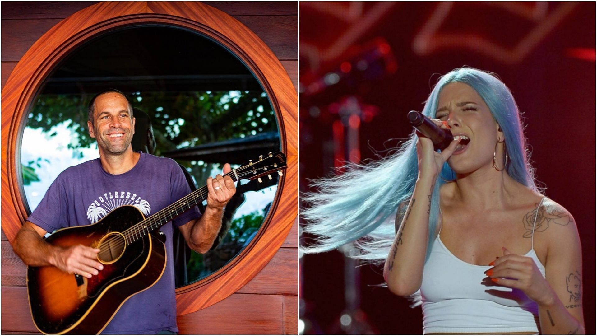 Jack Johnson and Halsey are among the headliners at the Festival D&#039;ete de Quebec. (Images via Instagram and Getty)