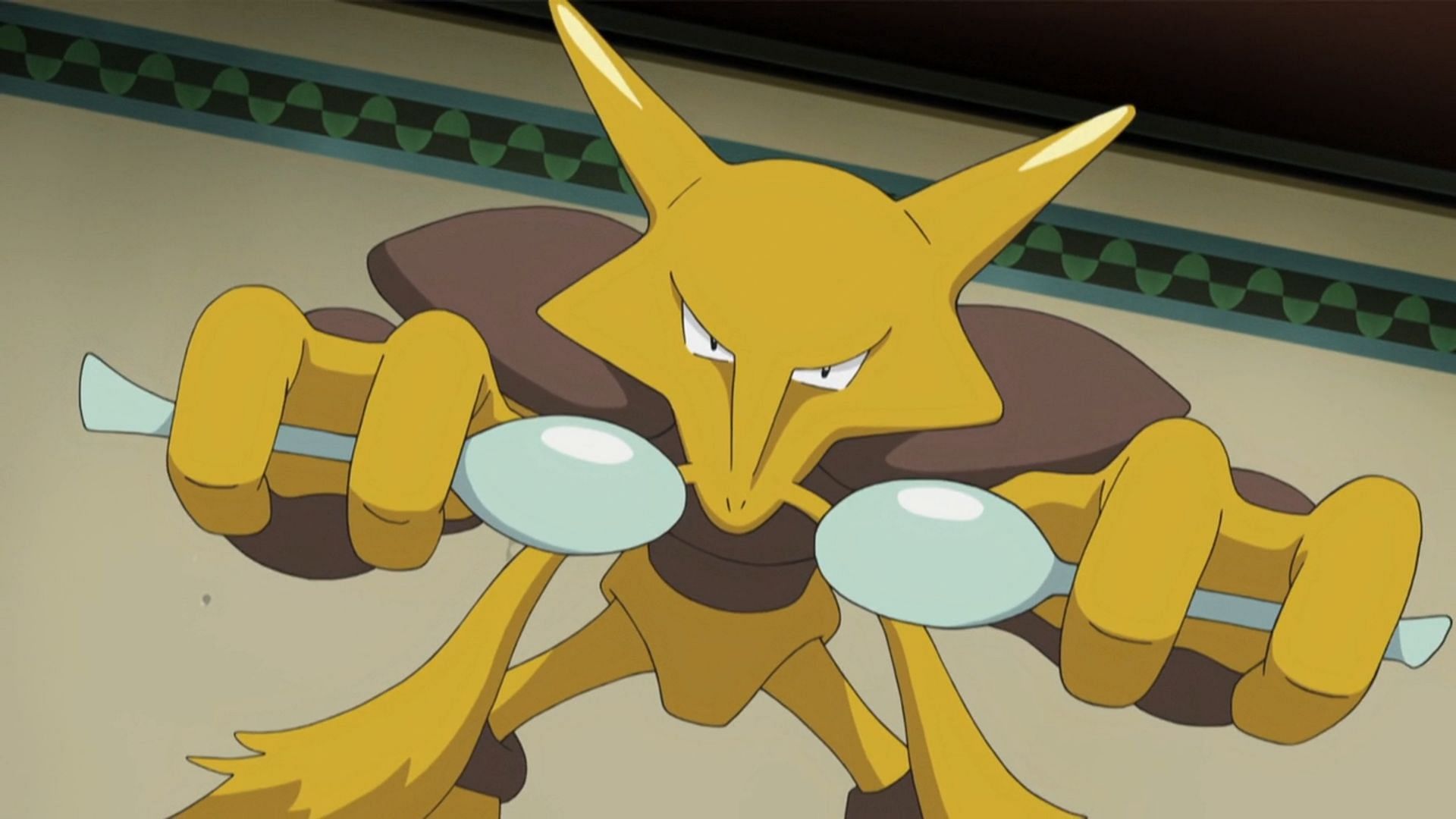 Alakazam as it appears in the anime (Image via The Pokemon Company)