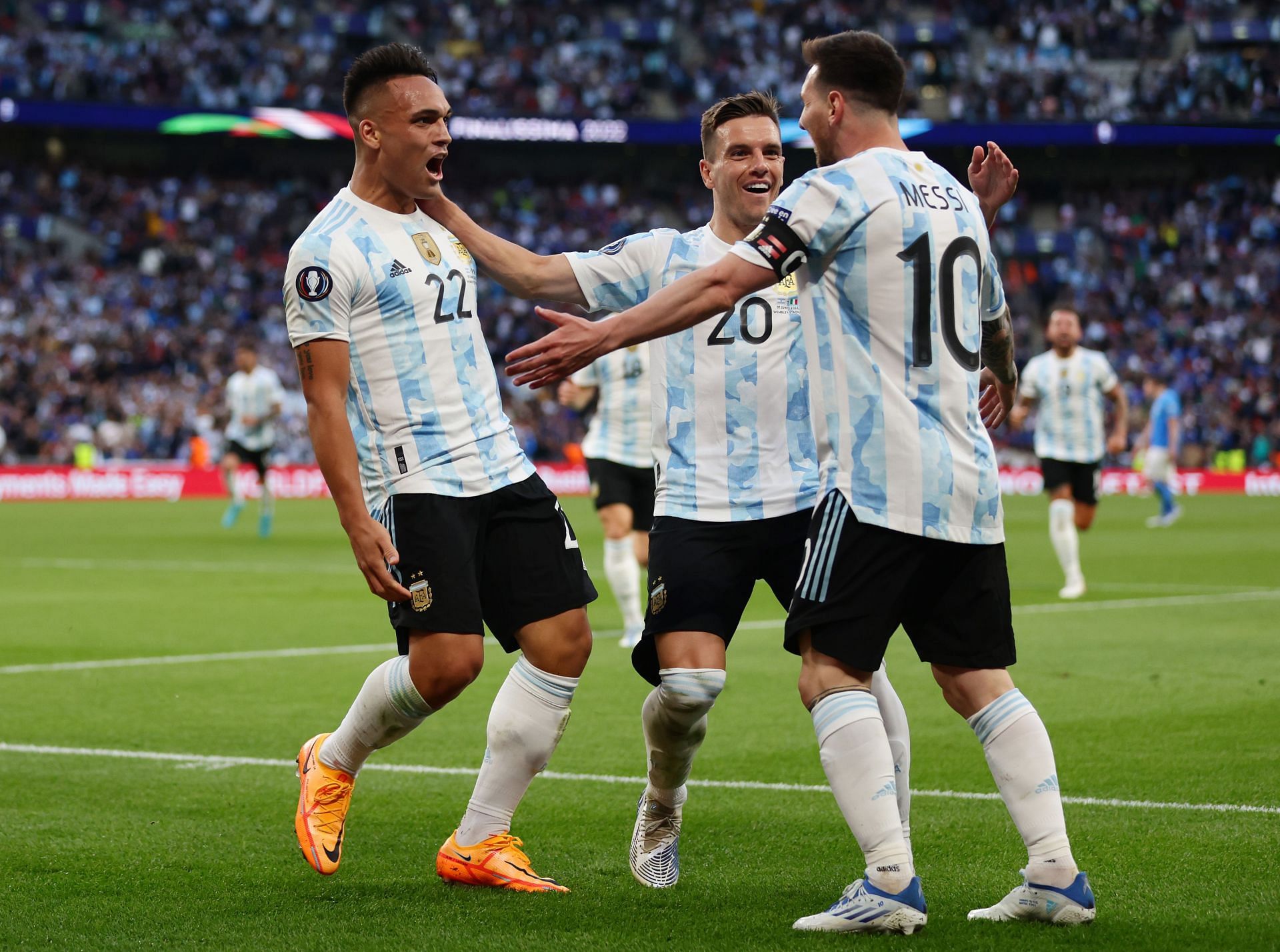 Lionel Messi shines as Lautaro Martinez, Angel Di Maria and Paulo Dybala  goals hand Argentina Finalissima win over Italy - Eurosport