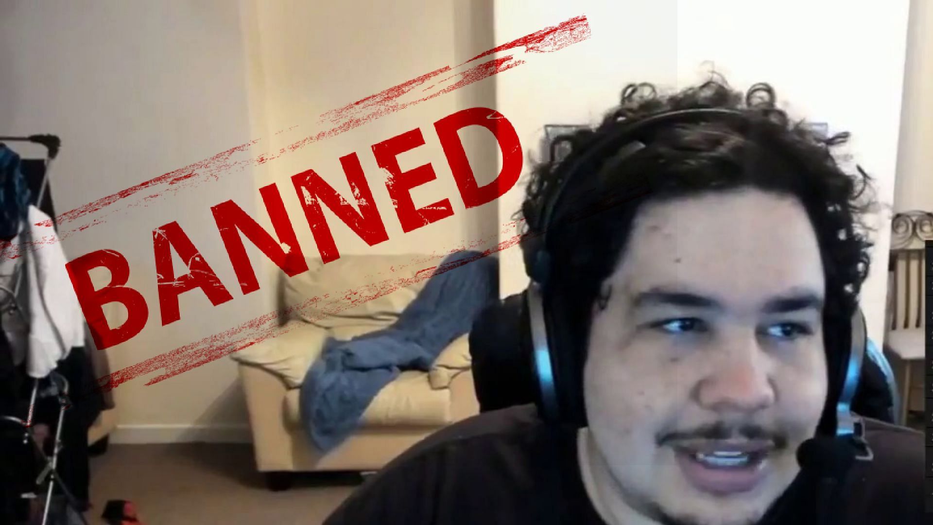 GreekGodx gets banned from Twitch (Image via Sportskeeda)