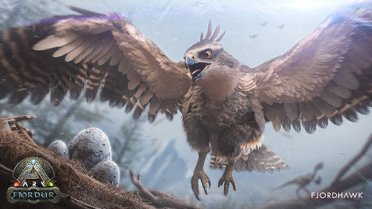 Fjordhawk is one of the four new creatures coming in ARK Fjordur (Image via ARK Survival Evolved on YouTube)