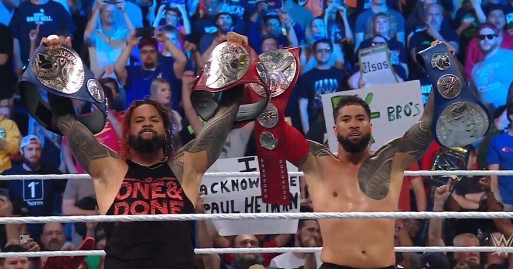 The Usos are still the Undisputed WWE Tag Team Champions.