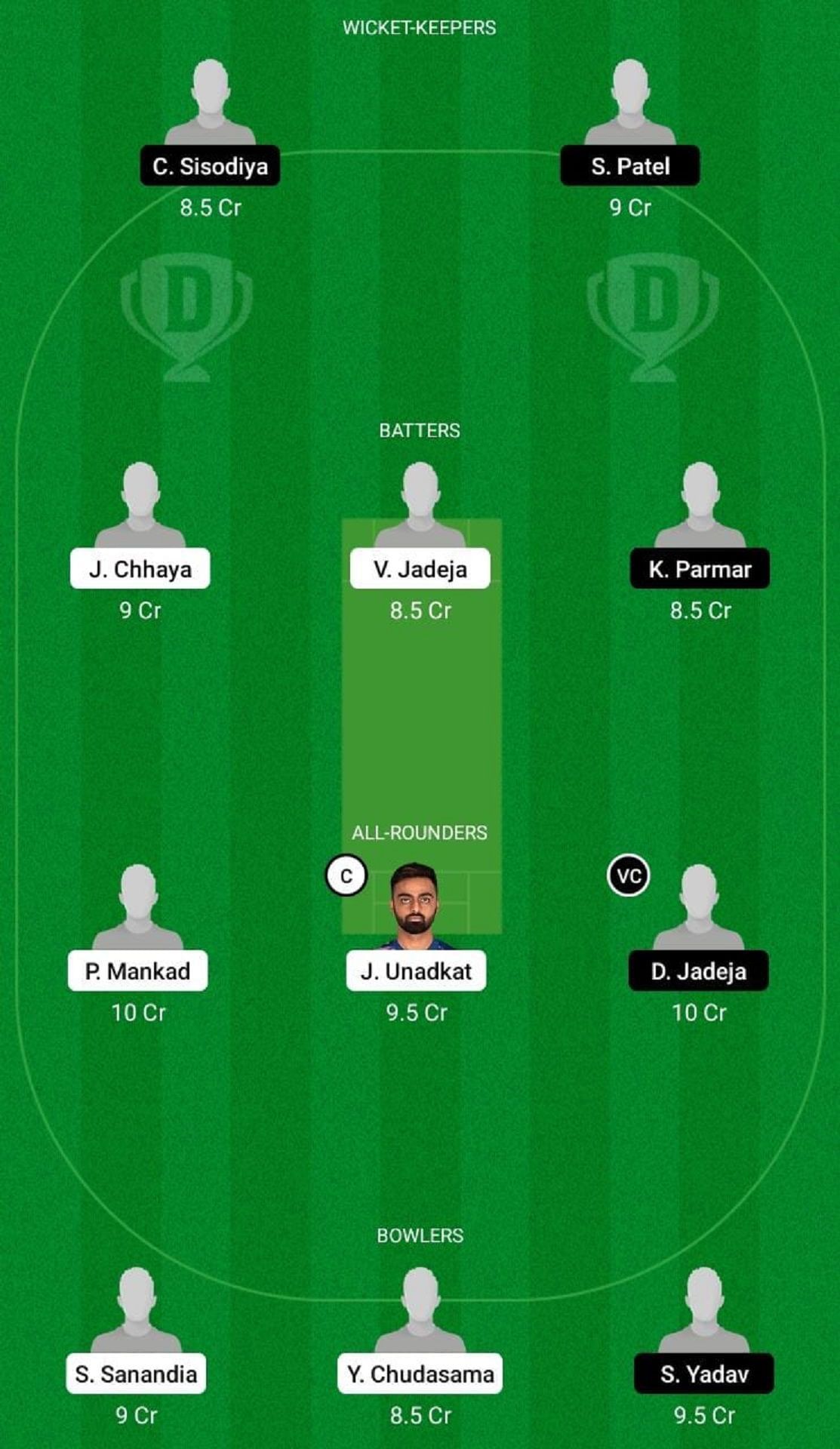 GG vs HH Dream11 Fantasy Suggestion #1