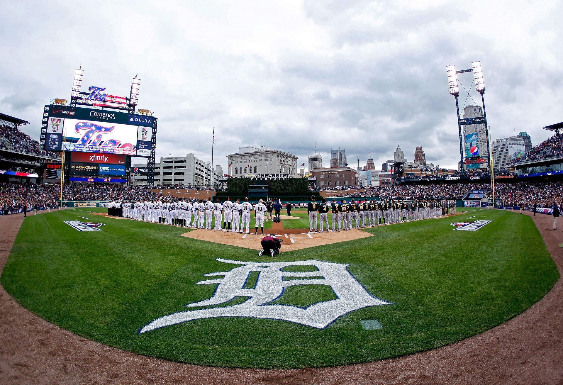 Oakland Athletics v Detroit Tigers - Game One