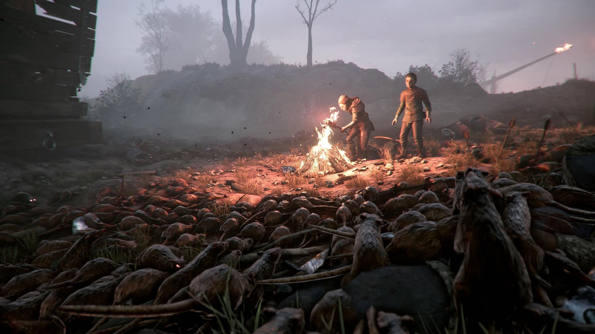 Rats Outbreak Scene, Rats Outbreak Scene, Plague Tale Requiem, By Foxxy