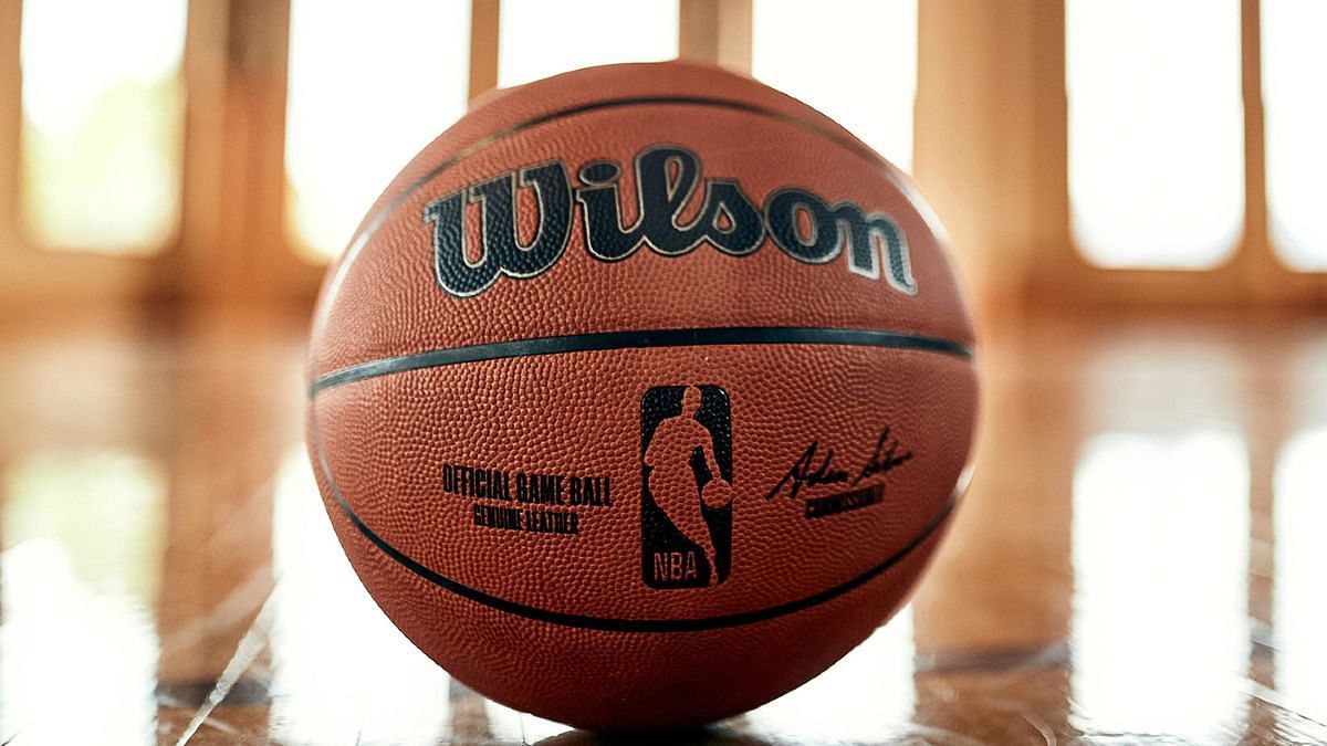 NBA&#039;s official game ball from the 2021-22 season onwards by Wilson.