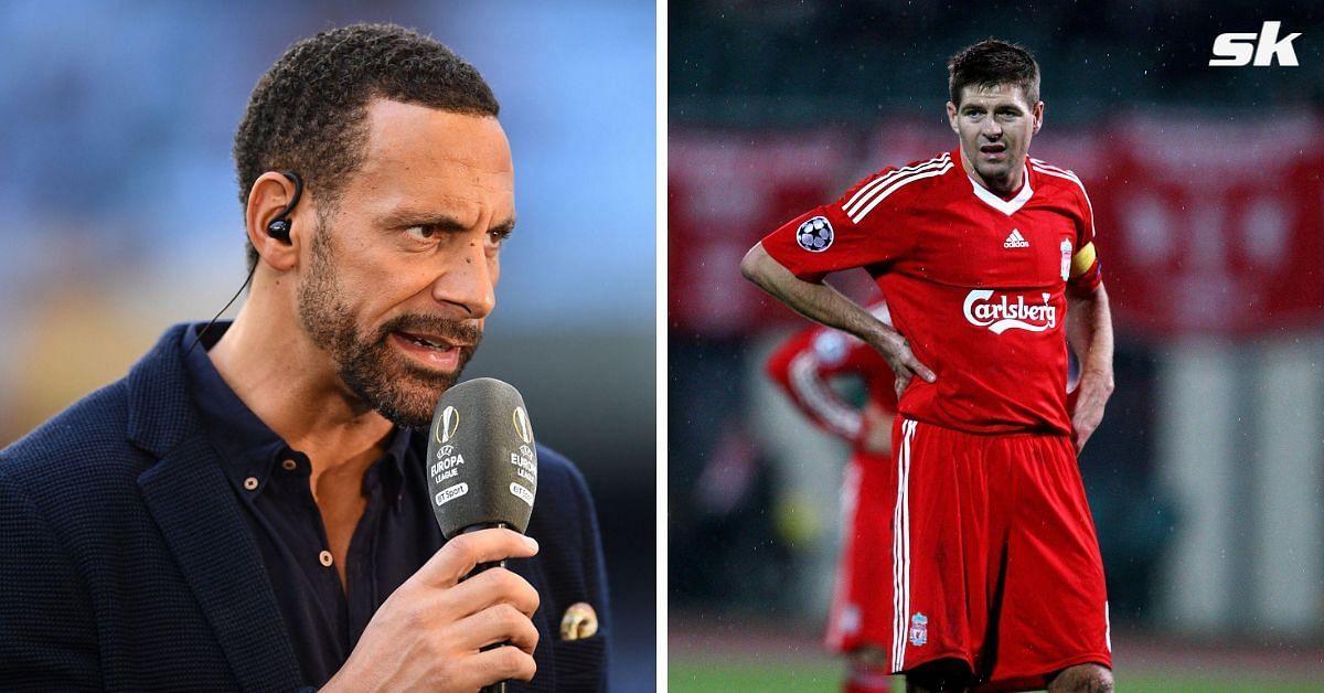 [L-to-R] Rio Ferdinand and Steven Gerrard.