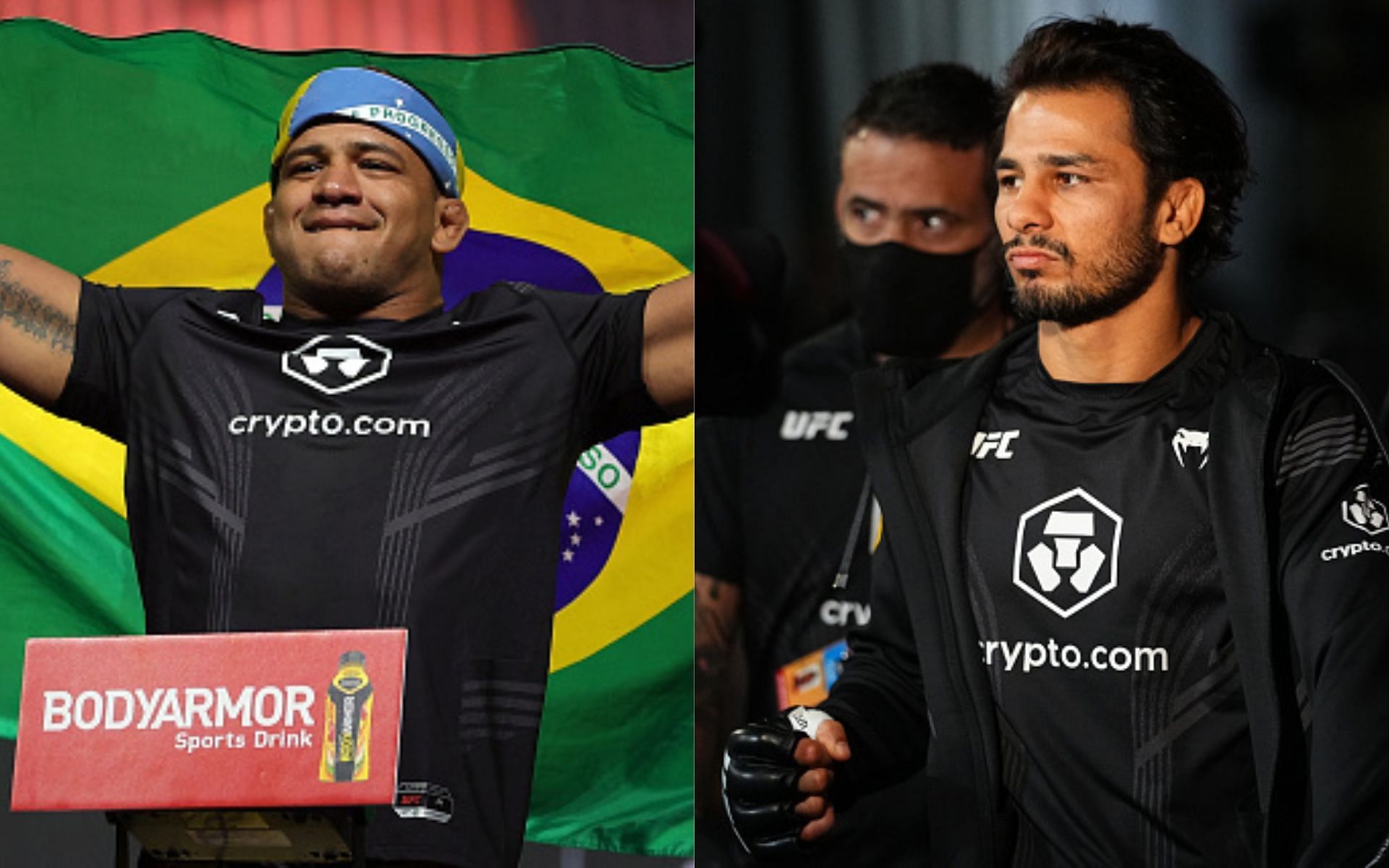Gilbert Burns (left) and Alexandre Pantoja (right) [Images via Getty]