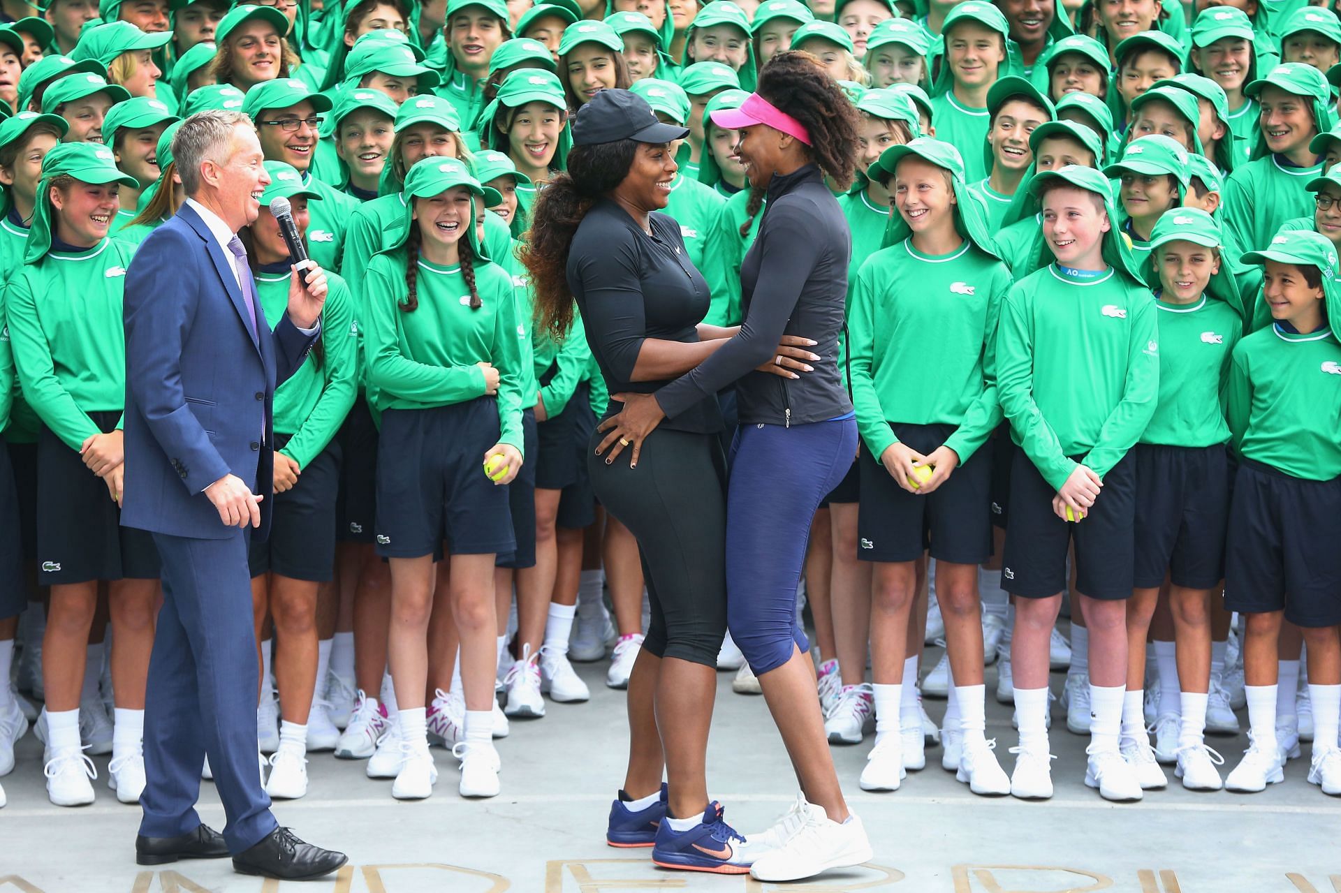 Serena and Venus Williams at the Australian Open