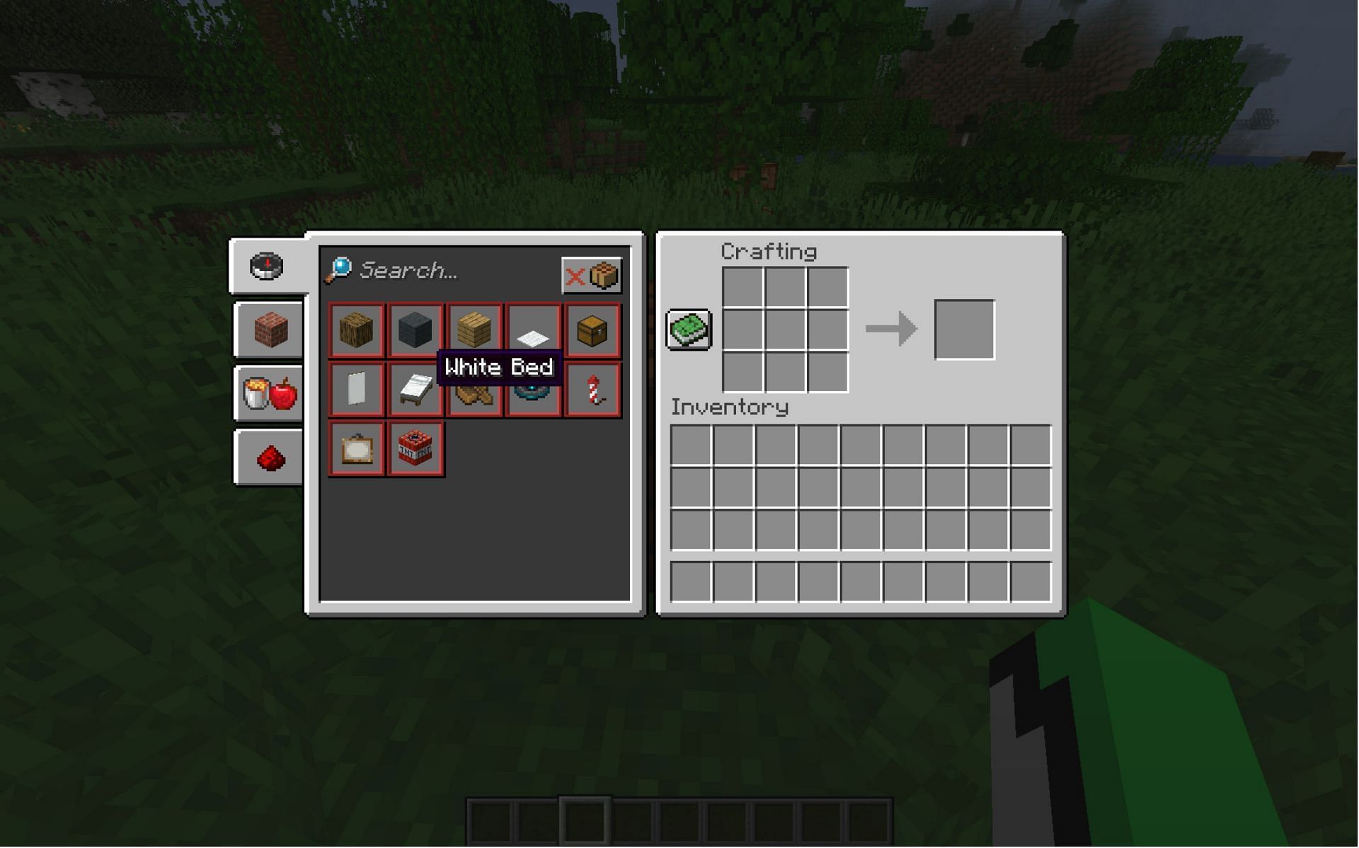 An open inventory (Image via Minecraft)