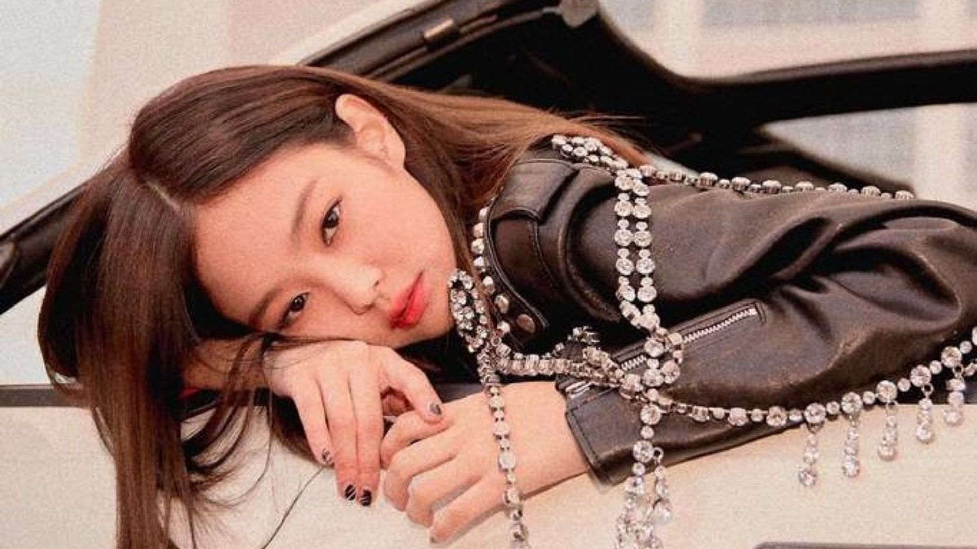 BLACKPINK&#039;s Jennie poses for the concept photo of SOLO (Image via YG Entertainment).