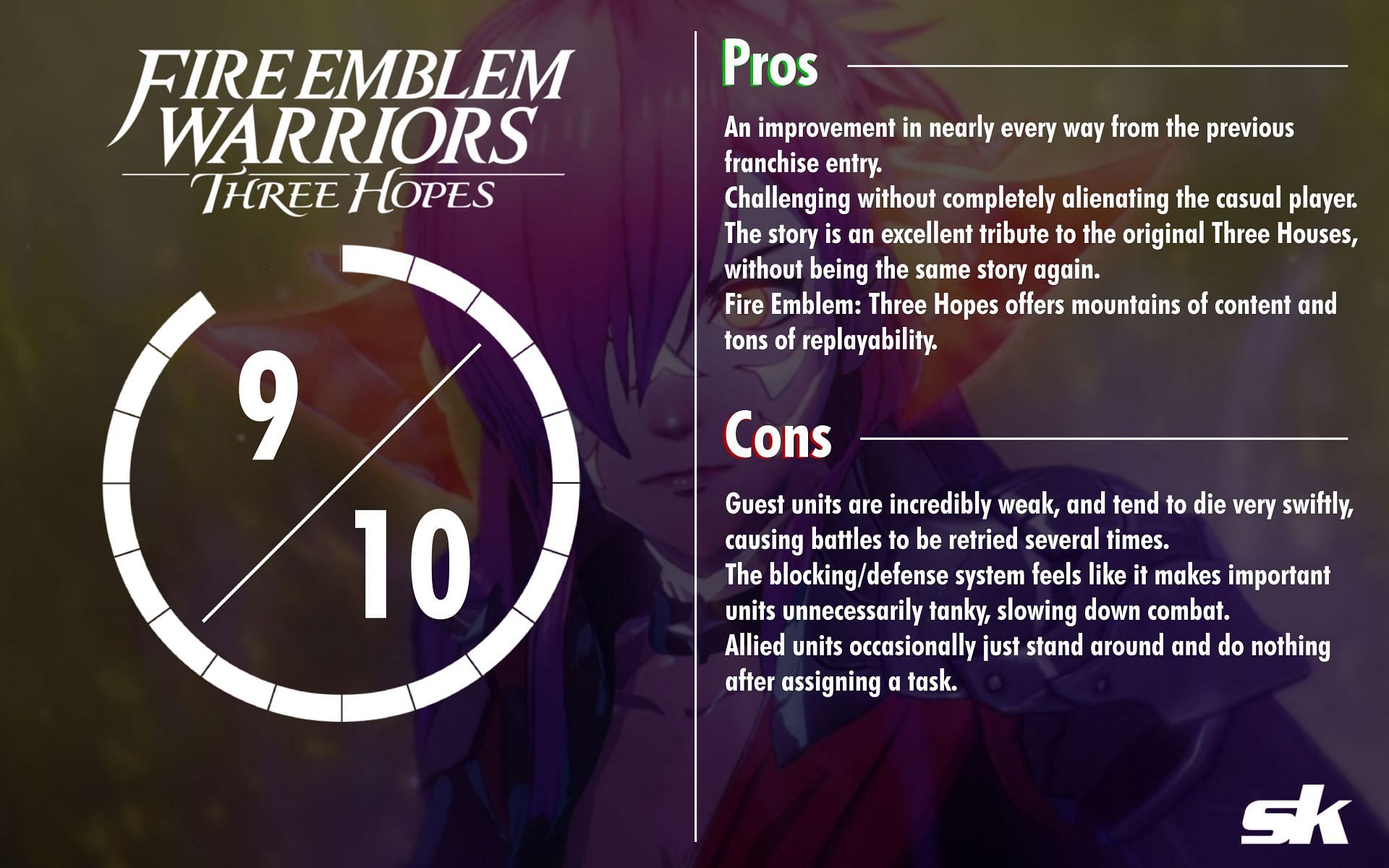 Fire Emblem: Three Hopes is a huge step forward from the previous entry in the franchise (Image via Sportskeeda)