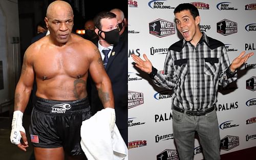 Mike Tyson (left) and Steve-O (right) (Image credits Getty)