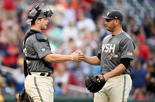 The Nationals are currnetly sixteen games back of first place in the NL East.