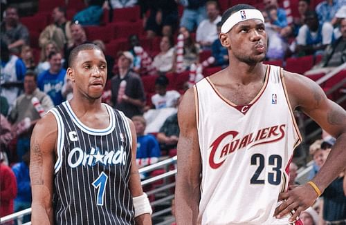 Tracy McGrady was matched up against a young LeBron James on Christmas Day 2003.