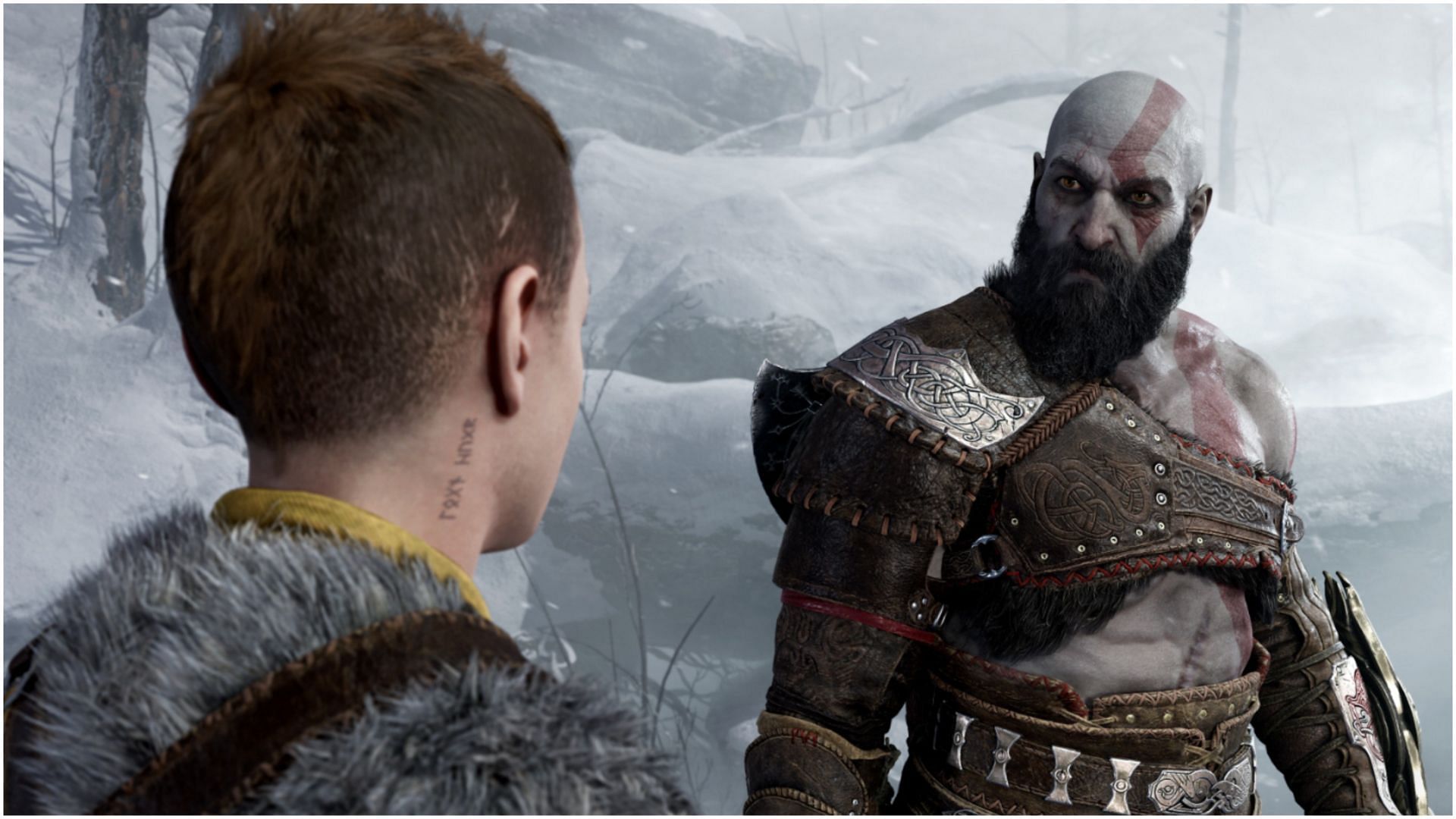 Kratos and Arteus from the upcoming God of War: Ragnarok (Image via Santa Monica Studios)
