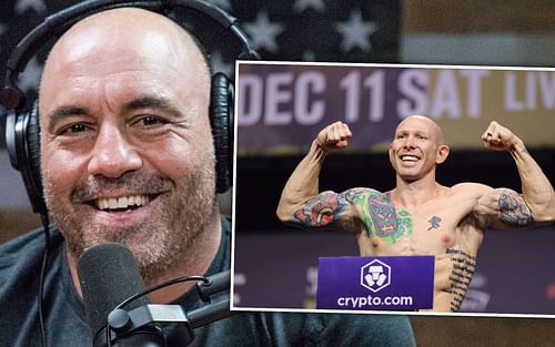 Joe Rogan (L) (via newsroom.spotify.com) and Josh Emmett (R)