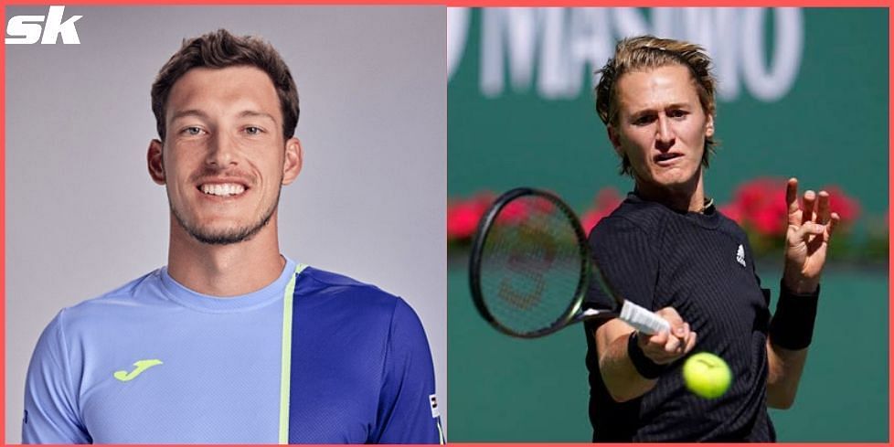 Pablo Carreno Busta squares off against Sebastian Korda in the second round of the Terra Wortmann Open