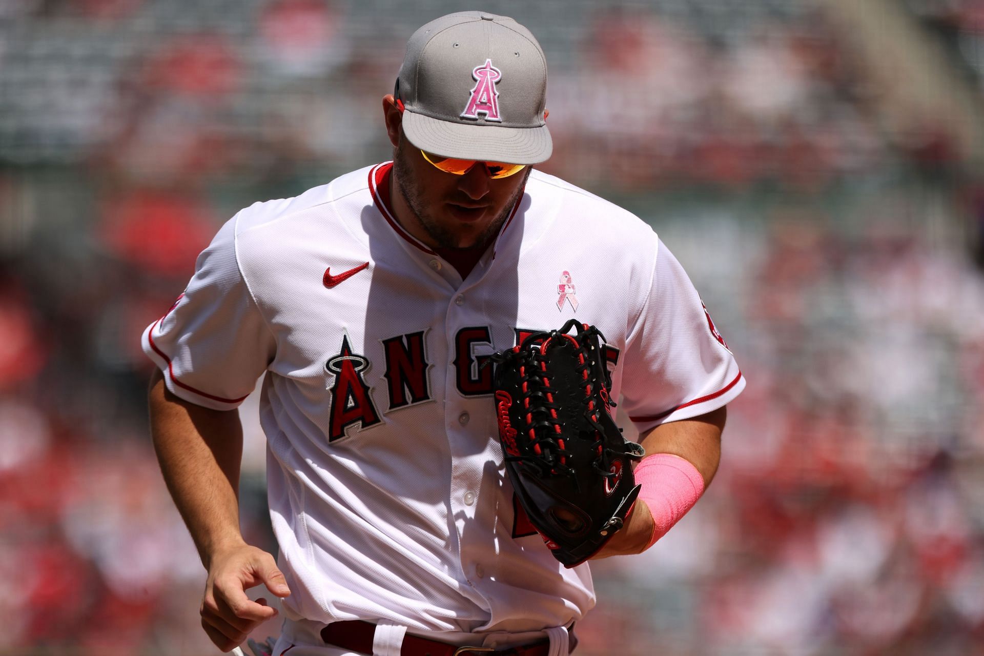 Angels' Mike Trout stays humble after passing Yankees legend Joe