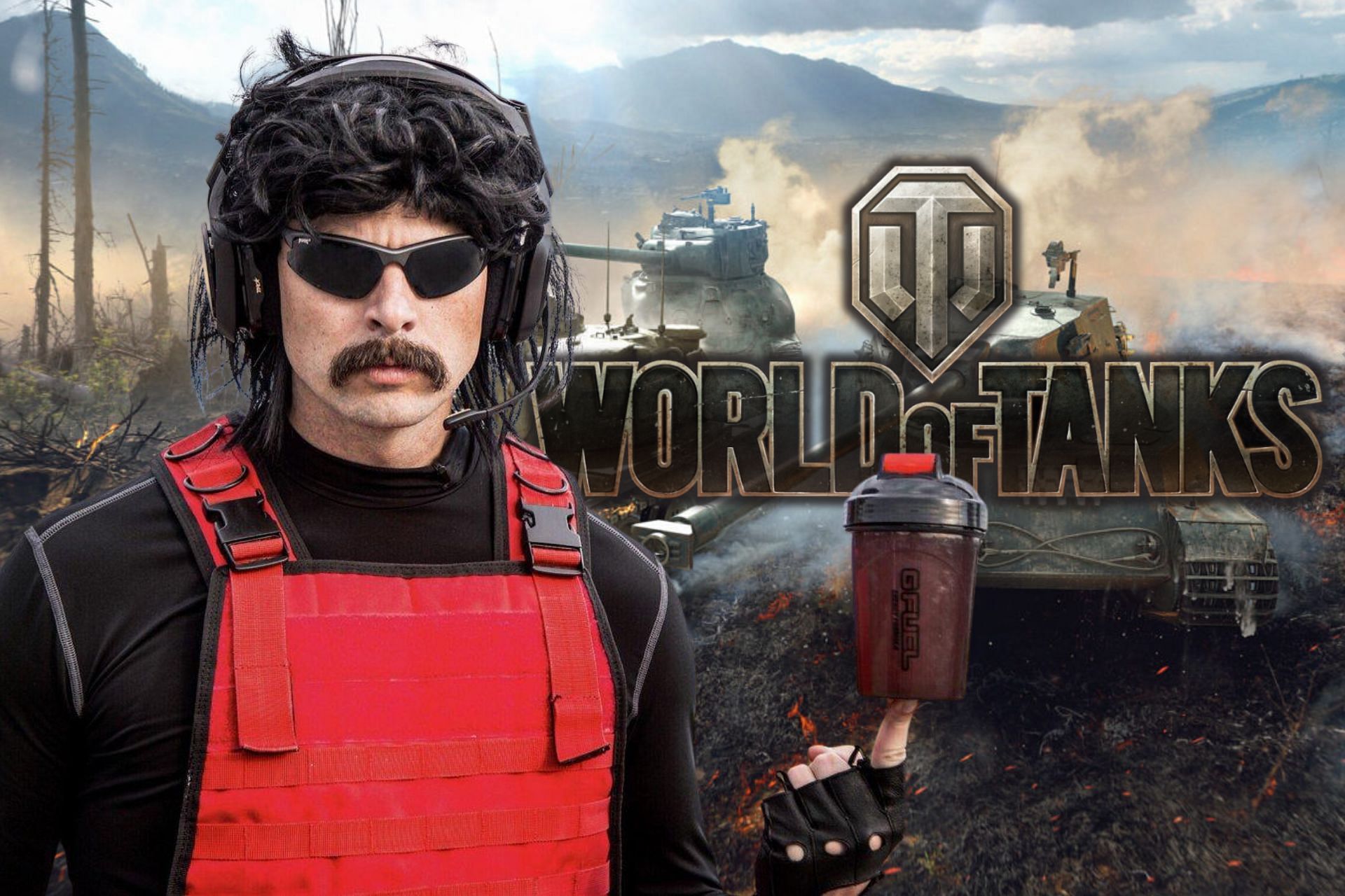 Wargaming made a huge announcement by teaming up with Dr DisRespect for World of Tanks Blitz&#039;s anniversary (Image via Sportskeeda)