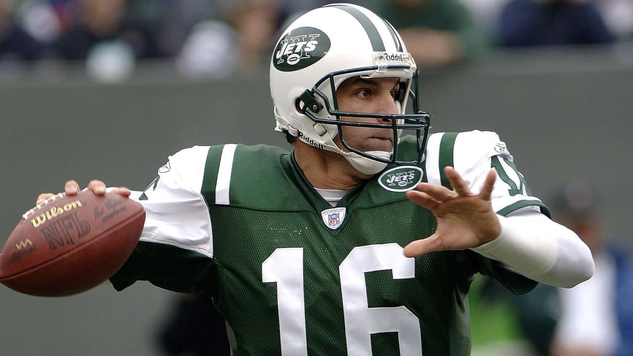 Vinny Testaverde with the New York Jets