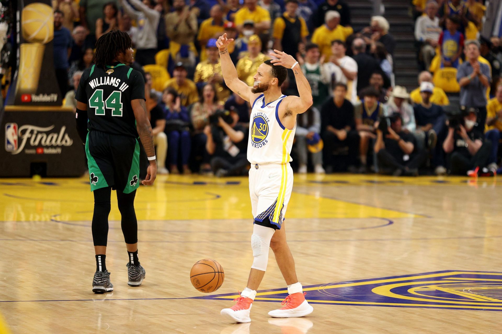 Golden State Warriors superstar Curry during the 2022 NBA Finals.