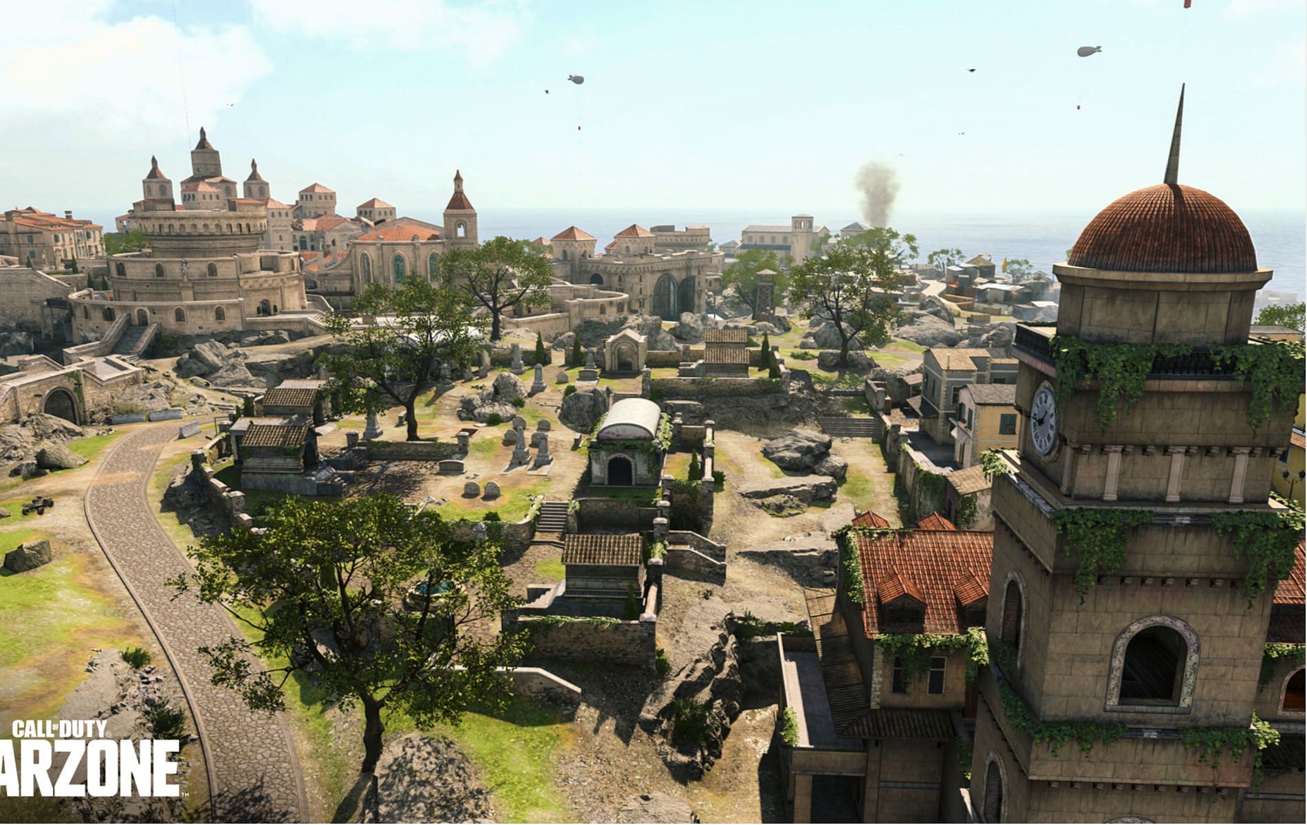 Town in Call of Duty Warzone Fortune&#039;s Keep (Image via Activision)