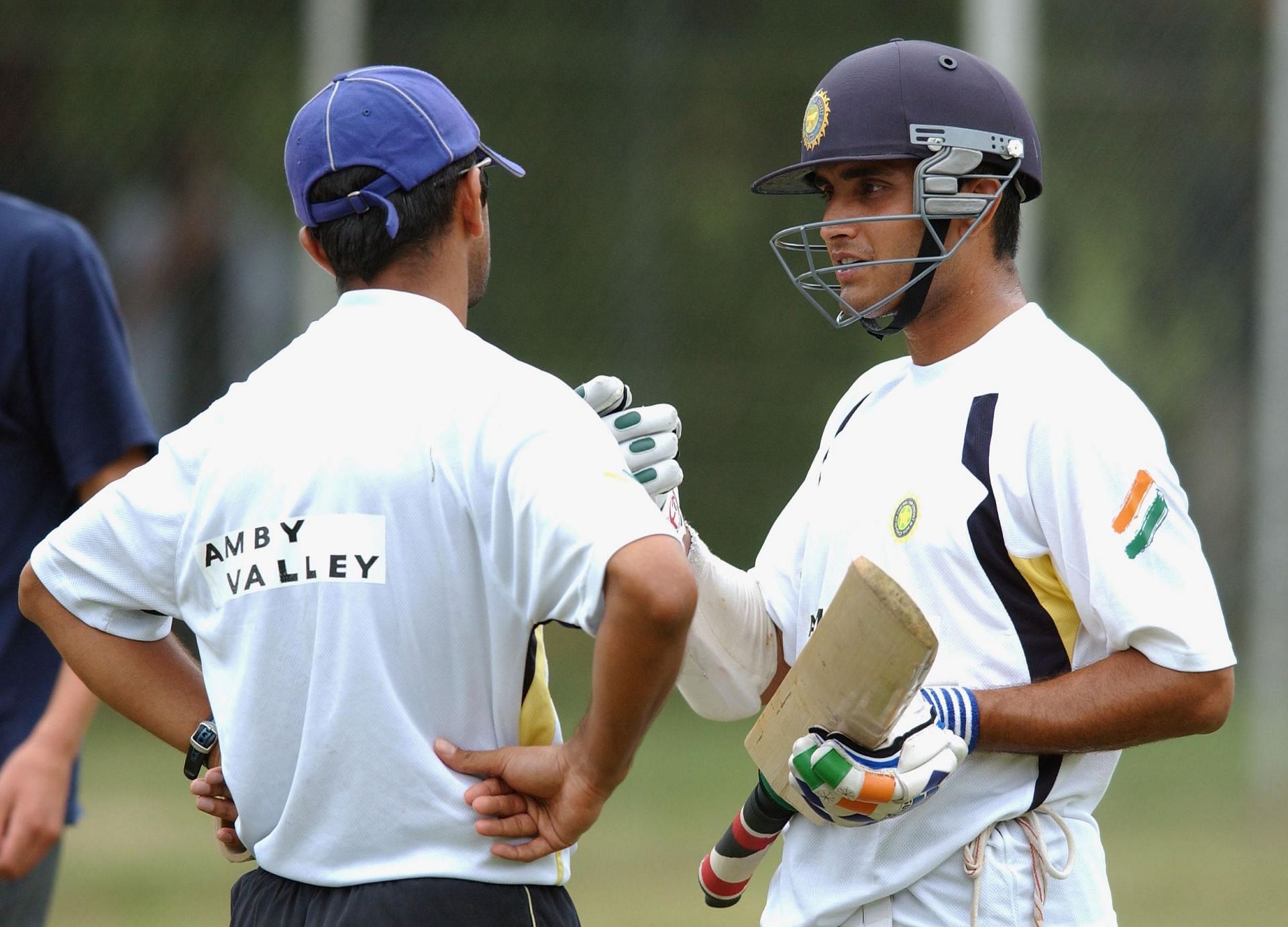 Sourav Ganguly and Rahul Dravid