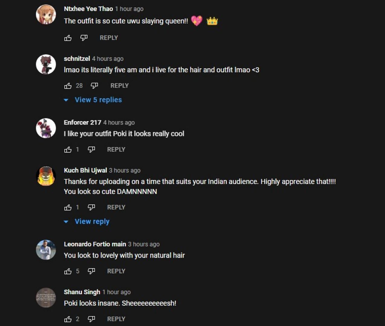 Fans praised Poki&#039;s outfit (Image via Pokimanetoo/YouTube)