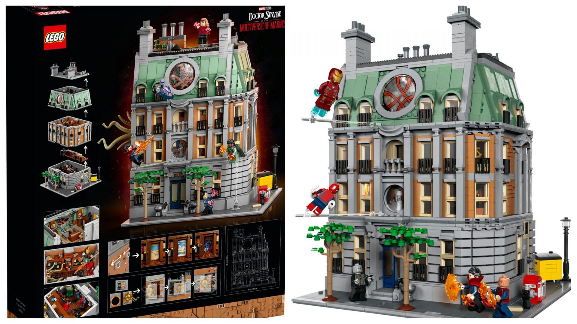 The LEGO x Marvel Doctor Strange: Sanctum Sanctorum set 76218 will launch on August 1 (Image via The Brick Fan)