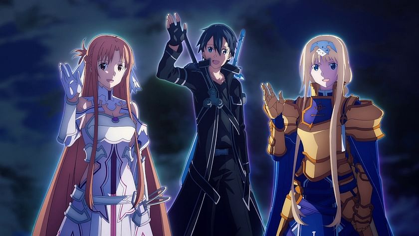 Download Kirito and Asuna from the popular anime series “Sword Art Online”