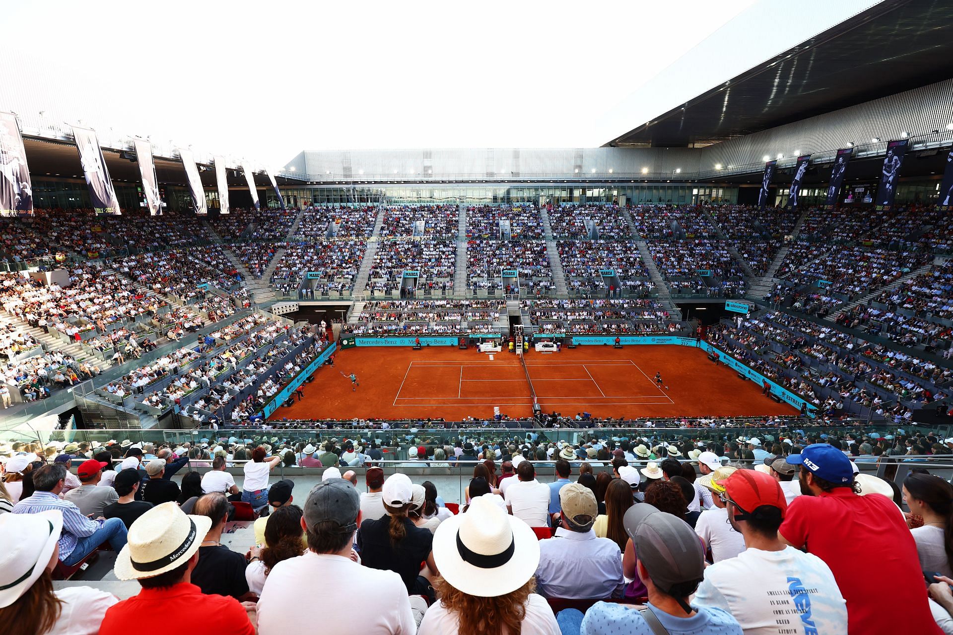 Fans catch all the action at the 2022 Mutua Madrid Open.