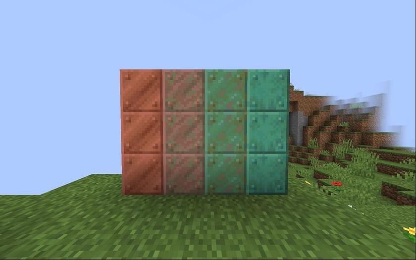 Different Copper Blocks Minecraft Texture Pack