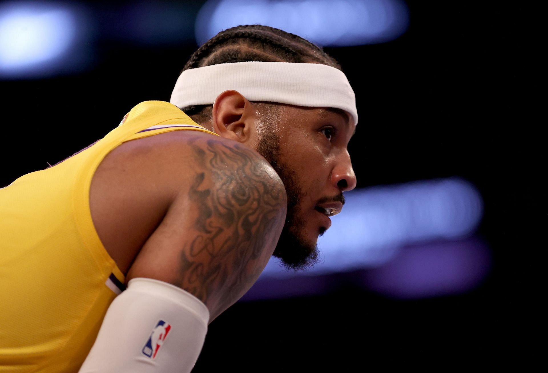 Carmelo Anthony in action for the LA Lakers