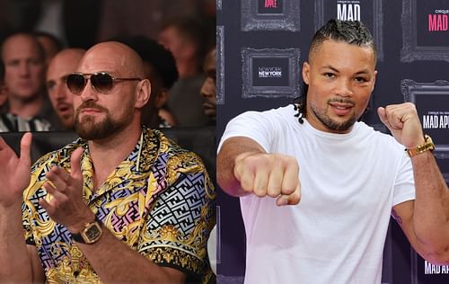 Tyson Fury (left) Joe Joyce (right)